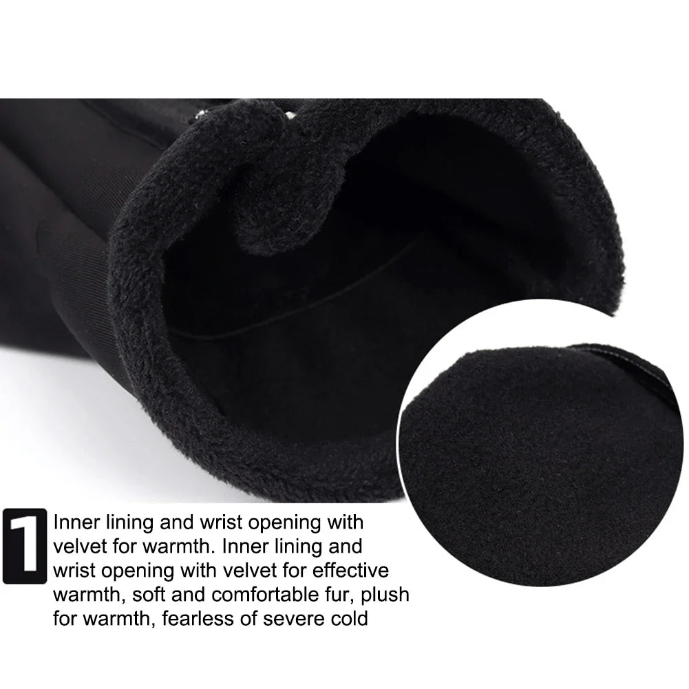 USB Touch Screen Gloves Winter Warm Electric Heated Gloves Heated Motorcycle Gloves Windproof Heated Gloves for Women Men