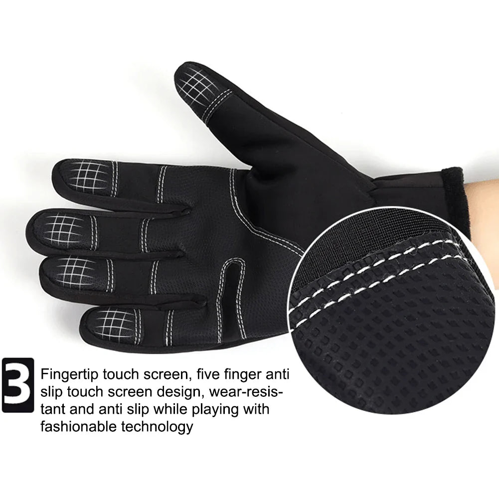 USB Touch Screen Gloves Winter Warm Electric Heated Gloves Heated Motorcycle Gloves Windproof Heated Gloves for Women Men