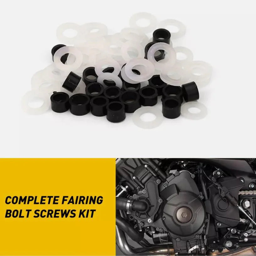 195PCS Universal Motorcycle Bodywork Complete Fairing Bolts Screw Nuts Kit For Kawasaki Ducati Aprilia Honda YAMAHA YZF Suzuki