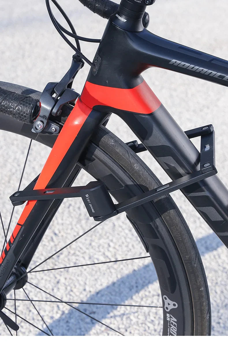WEST BIKING Anti-Theft Bicycle Folding Lock Portable Motorcycle Electric Scooter Safety Lock High Security Waterproof Bike Lock