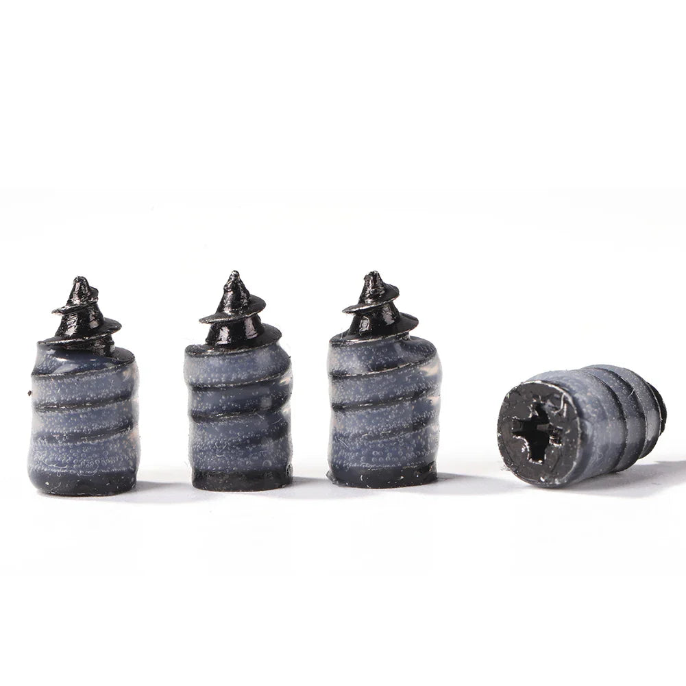 1-6BOX Vacuum Tyre Repair Nail Tire Puncture Screws Motorcycle Fitting Set Tubeless Wheel Repairs Punctures Kit Patches For Car