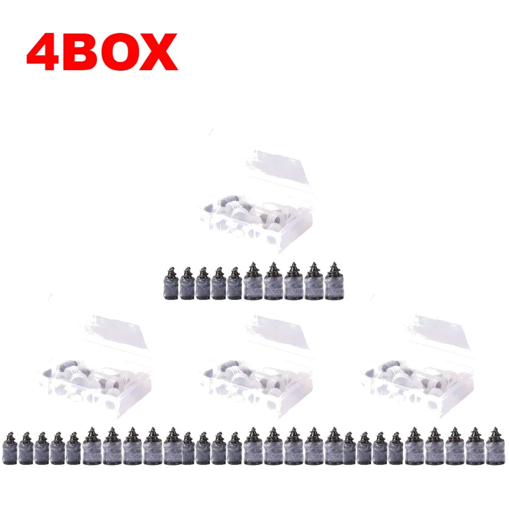 1-6BOX Vacuum Tyre Repair Nail Tire Puncture Screws Motorcycle Fitting Set Tubeless Wheel Repairs Punctures Kit Patches For Car