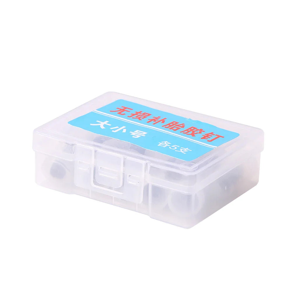 1-6BOX Vacuum Tyre Repair Nail Tire Puncture Screws Motorcycle Fitting Set Tubeless Wheel Repairs Punctures Kit Patches For Car